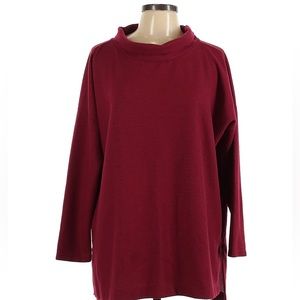 Anthropology Size L Pullover Sweater Maroon